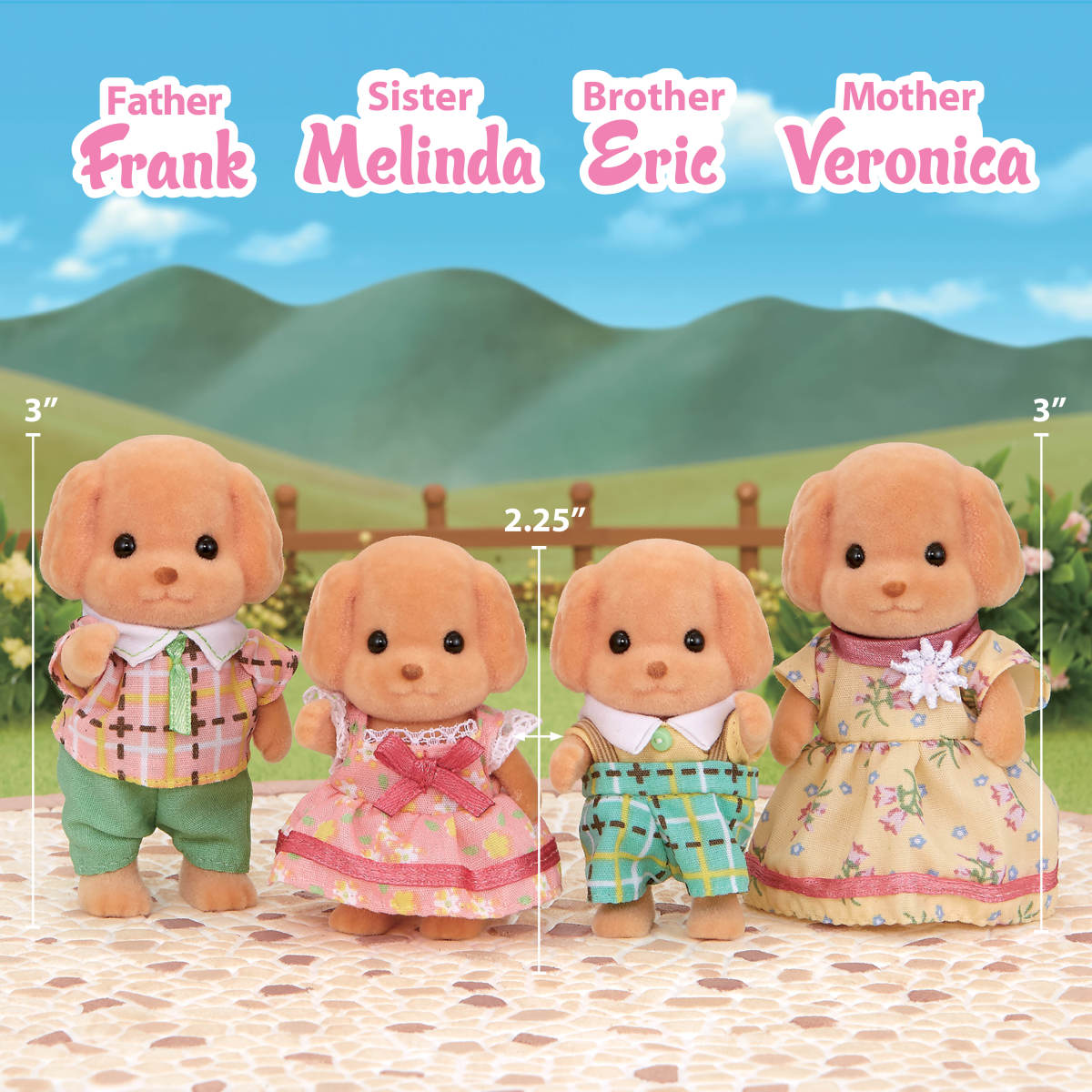 Calico Critters : Toy Poodle Family