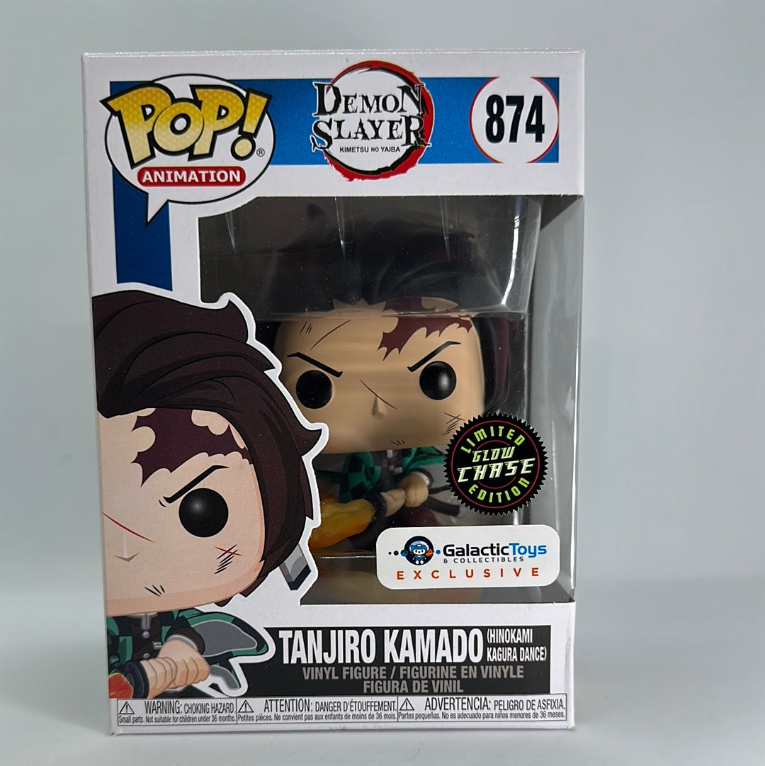 Galactic Toys Exclusive - Funko Pop! Animation: Demon Slayer-Tanjiro Glow  Chase Edition Galactic Toys & Collectibles