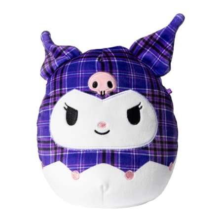 6.5” Sanrio Kuromi Plaid Squish