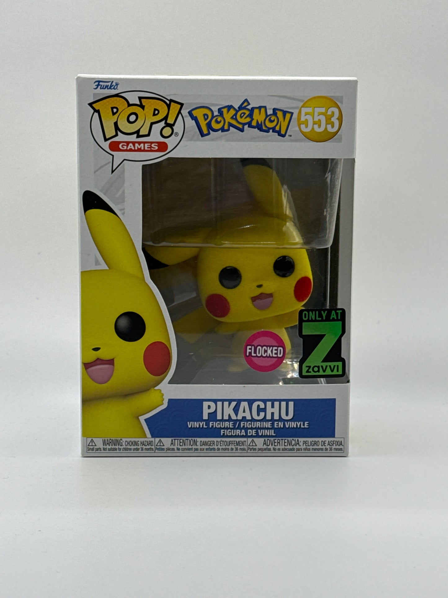 Games: Pokemon - Pikachu Flocked Zavvi