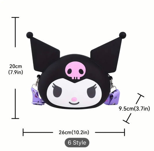 Black Kuromi Mini Purse