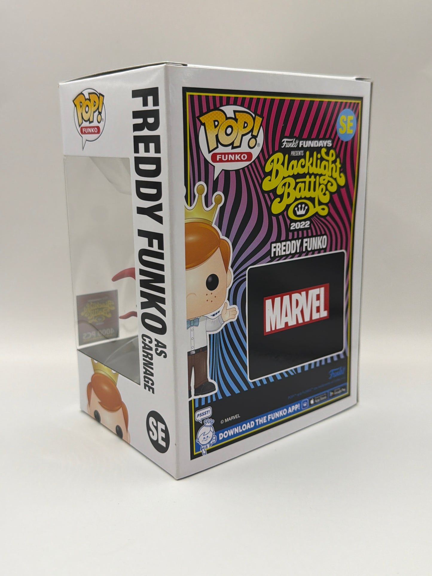 Funko: Freddy Funko as Carnage LE 4000 Blacklight Battle