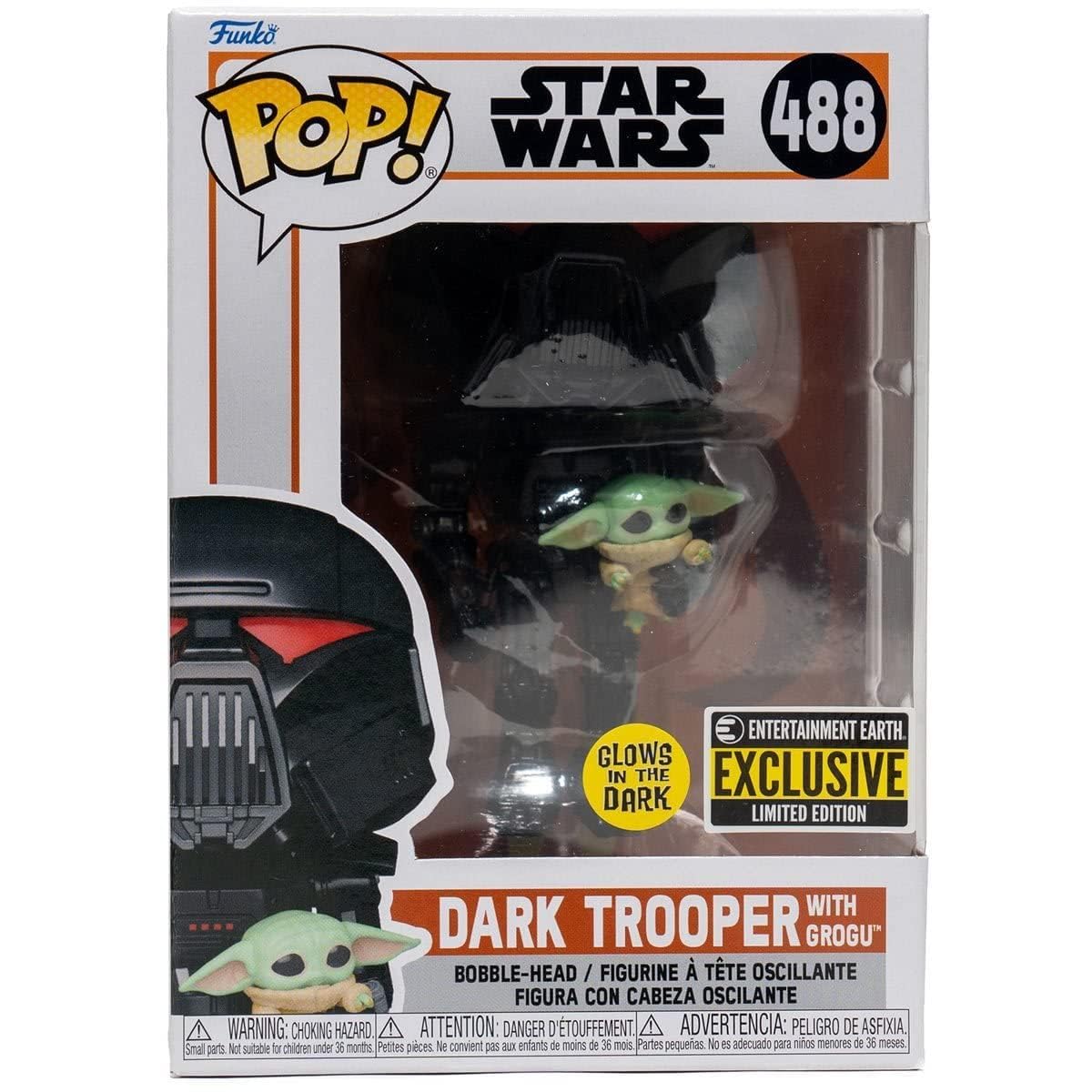 STAR WARS: Dark Trooper with Grogu GITD EE