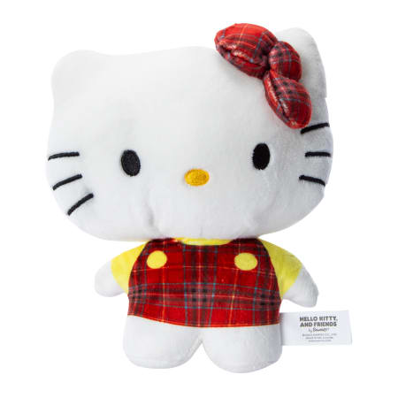 Sanrio Plush: HELLO KITTY Plaid