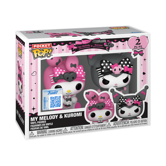 Pocket Pop! My Melody & Kuromi 2-Pack (Anniversary)