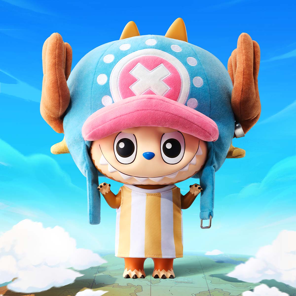 POPMART : Mega Labubu 400 % X One Piece Chopper