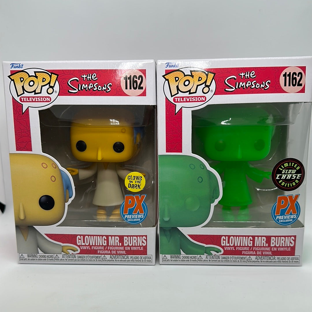 CHASE: Animation : The Simpsons Glowing Mr. Burns - PX Exclusive SET