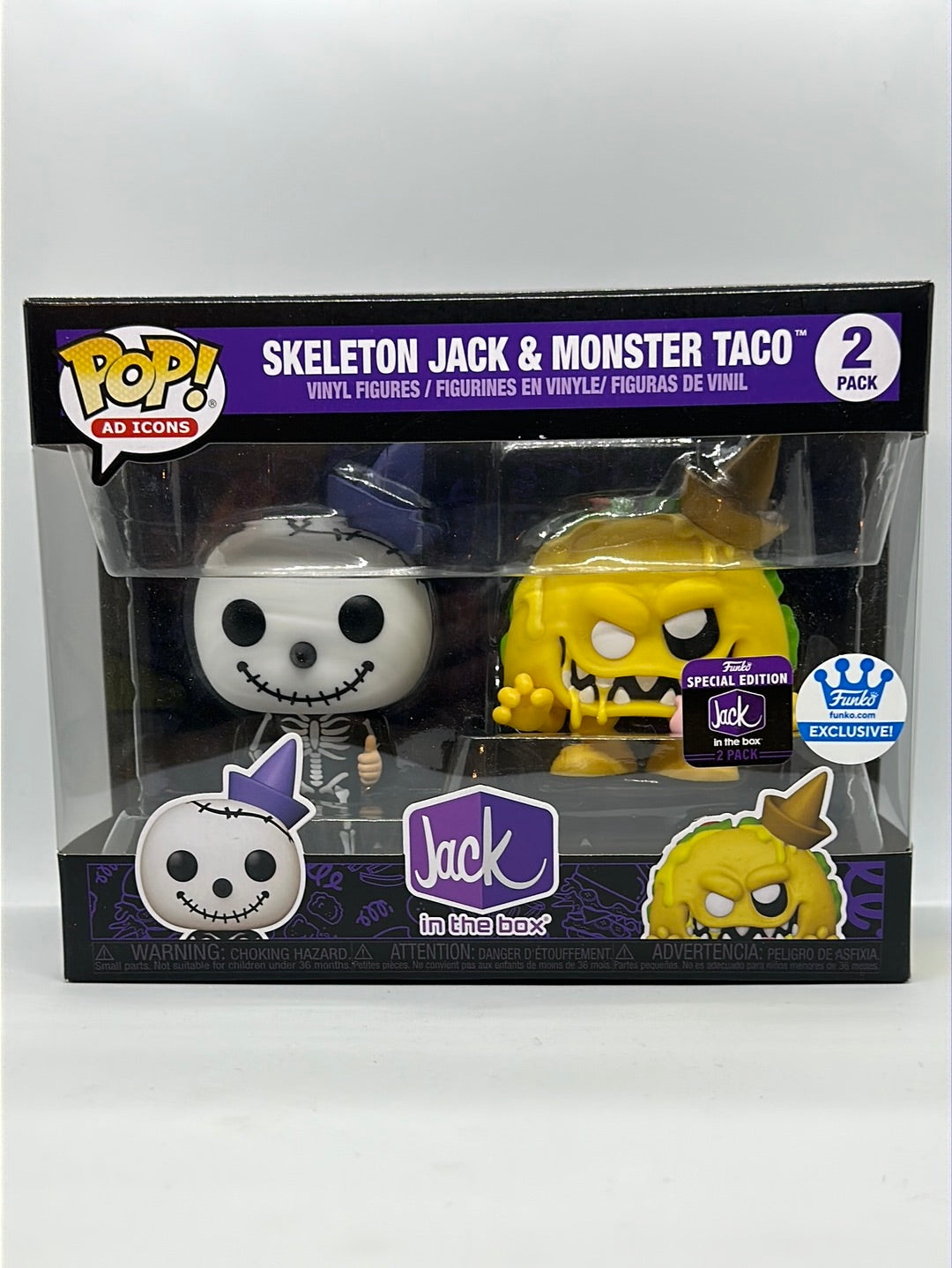 Ad Icons: Skeleton Jack & Monster Taco FS 2pk